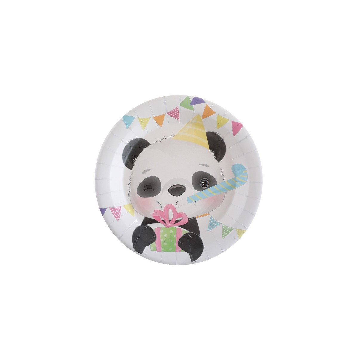 10x Assiettes anniversaire Panda