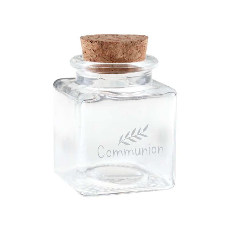 Contenant dragées Communion en Verre