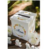 Urne Mariage "Merci" Flower Couleur