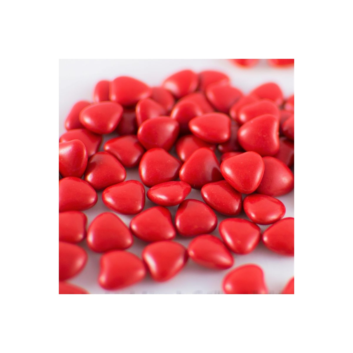 500g Dragées Coeur Rouge - Dragées Reynaud