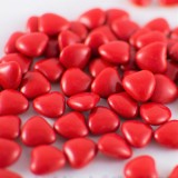 500g Dragées Coeur Rouge - Dragées Reynaud