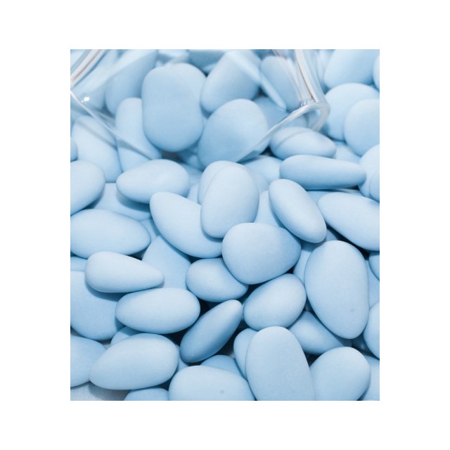 500g Dragées Amande 40% Bleu - Dragées Reynaud