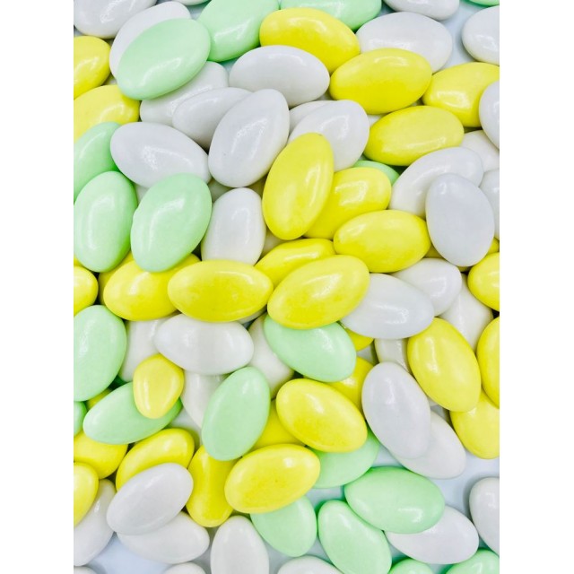 Dragées chocolat 71% teintes de VERT - 1kg