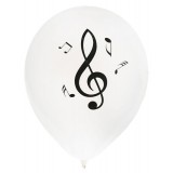 8x Ballon de baudruche musique