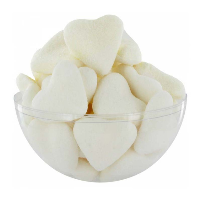 Bonbon mariage Coeur dextrose 430psc - Blanc