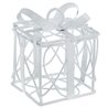 contenant dragées cube métal