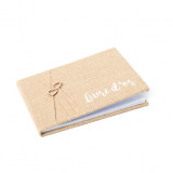 Livre d'Or Jute et Lien Coeur