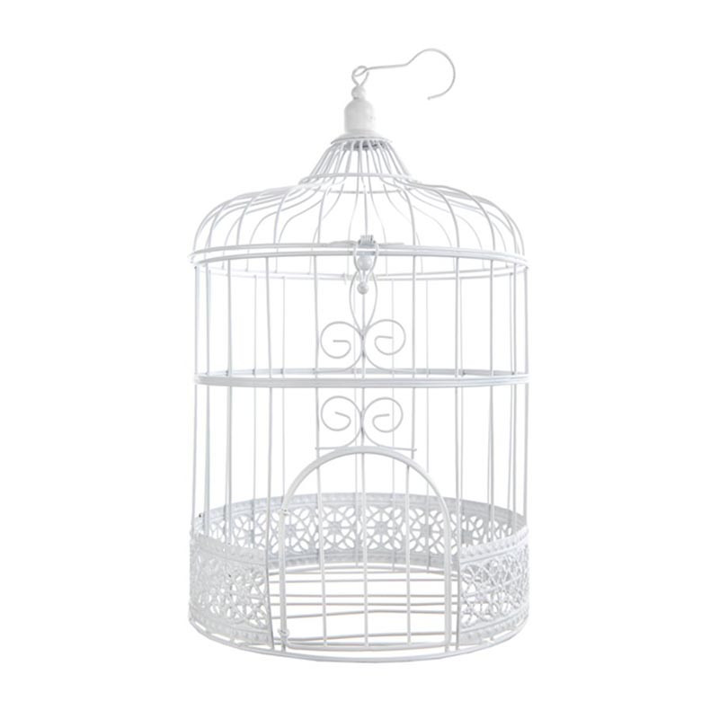 Cage Oiseau deco Blanc