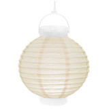Lampion Led Ivoire