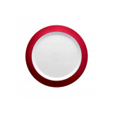 Assiette rouge 6 pcs 19 cm