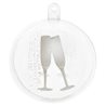 Boule dragées champagne argent