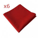 serviette-polyester-rouge