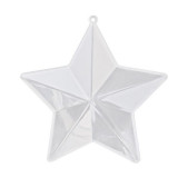 Boite transparente étoile x1
