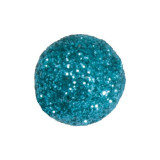 x50 boules pailletées décoration - bleu