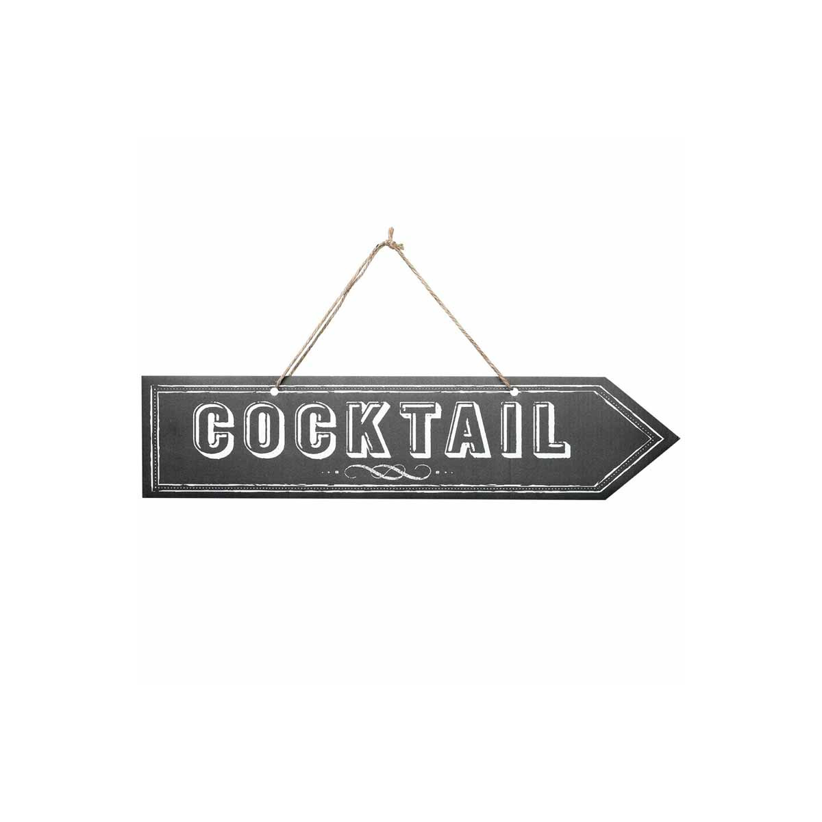 Flèche signalétique "cocktail"