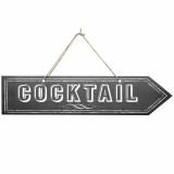 Flèche signalétique "cocktail"