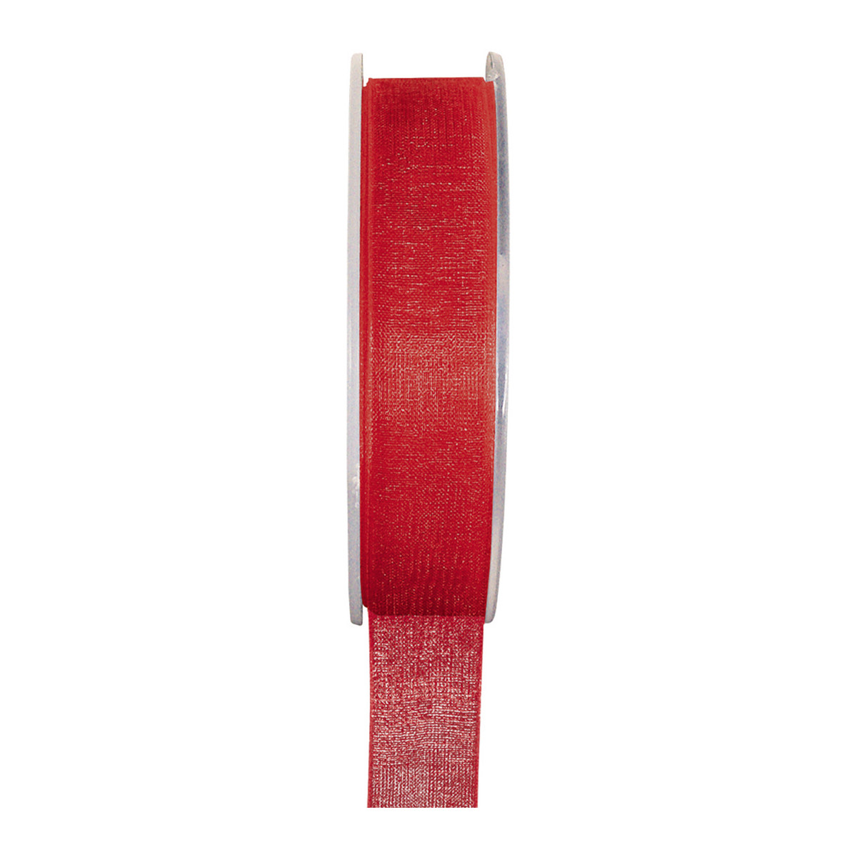 Ruban Organdi rouge - 7 mm