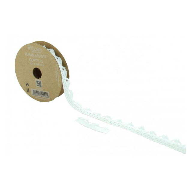 bobine dentelle-blanc