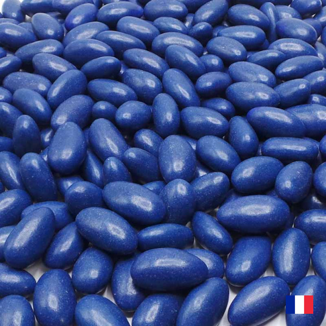 Dragées Amande Bleu Ciel 40% 1Kg