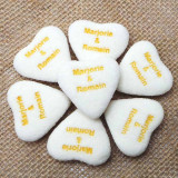 100x Bonbons Mariage Personnalisés Blanc
