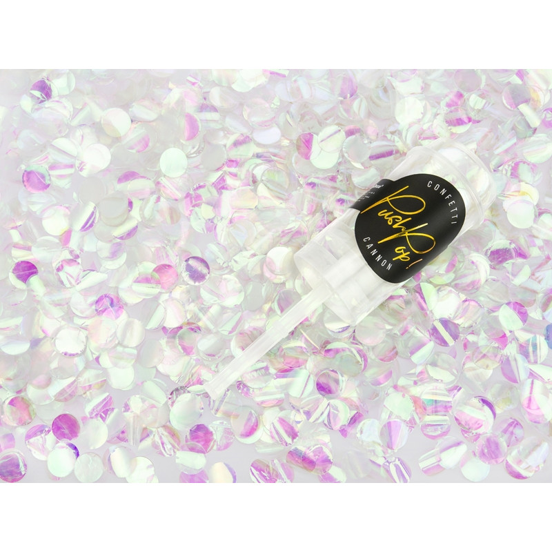 Confetti Mariage Blanc Iridescent - Mes Fêtes