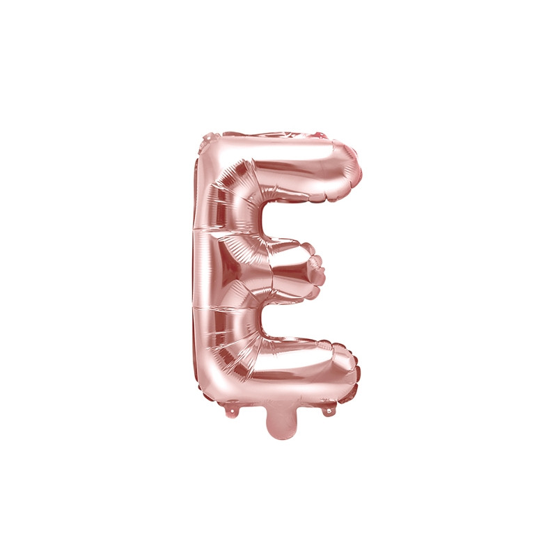 Ballon Lettre E Rose Gold - Mes Fêtes