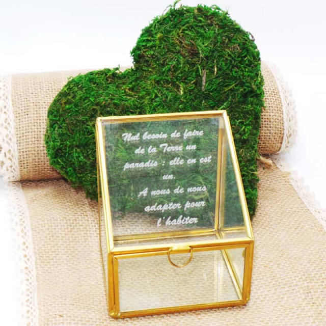 Terrarium Mariage Personnalisé x1