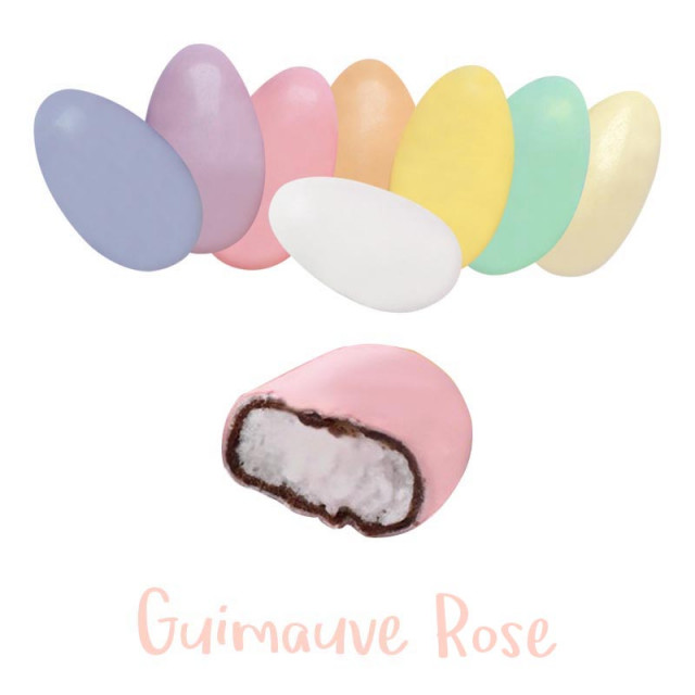 Dragées Guimauve Pecou - ROSE - 1kg