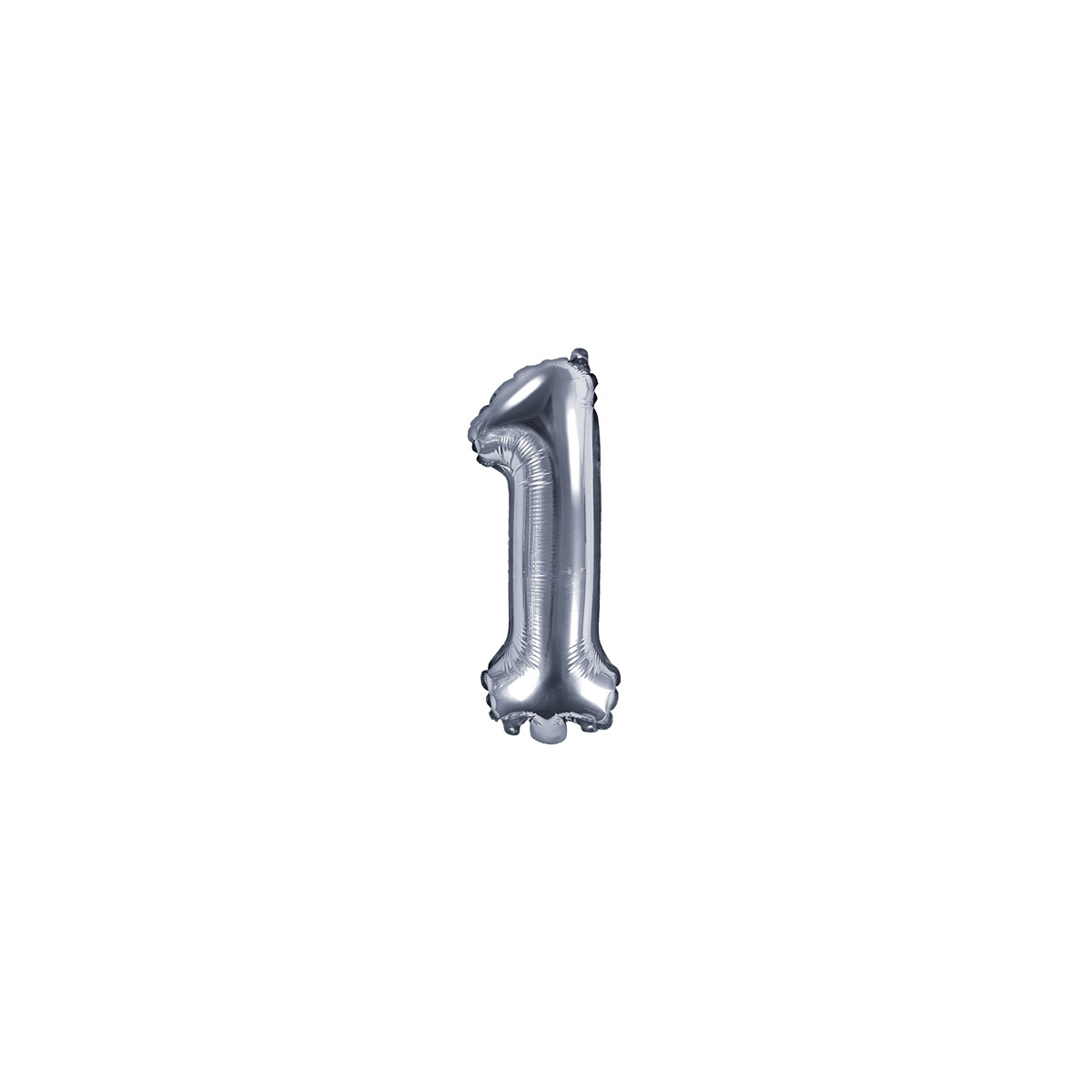 Ballon Chiffre "1" Argent