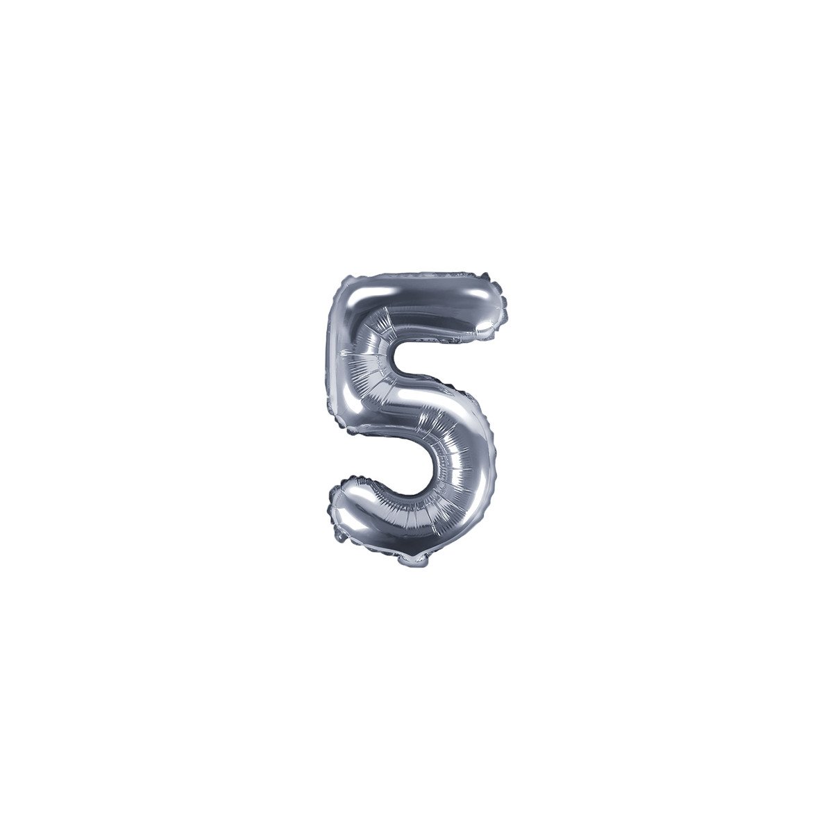 Ballon Chiffre 5 Argent