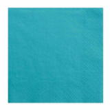 x20 Serviettes Papier Turquoise