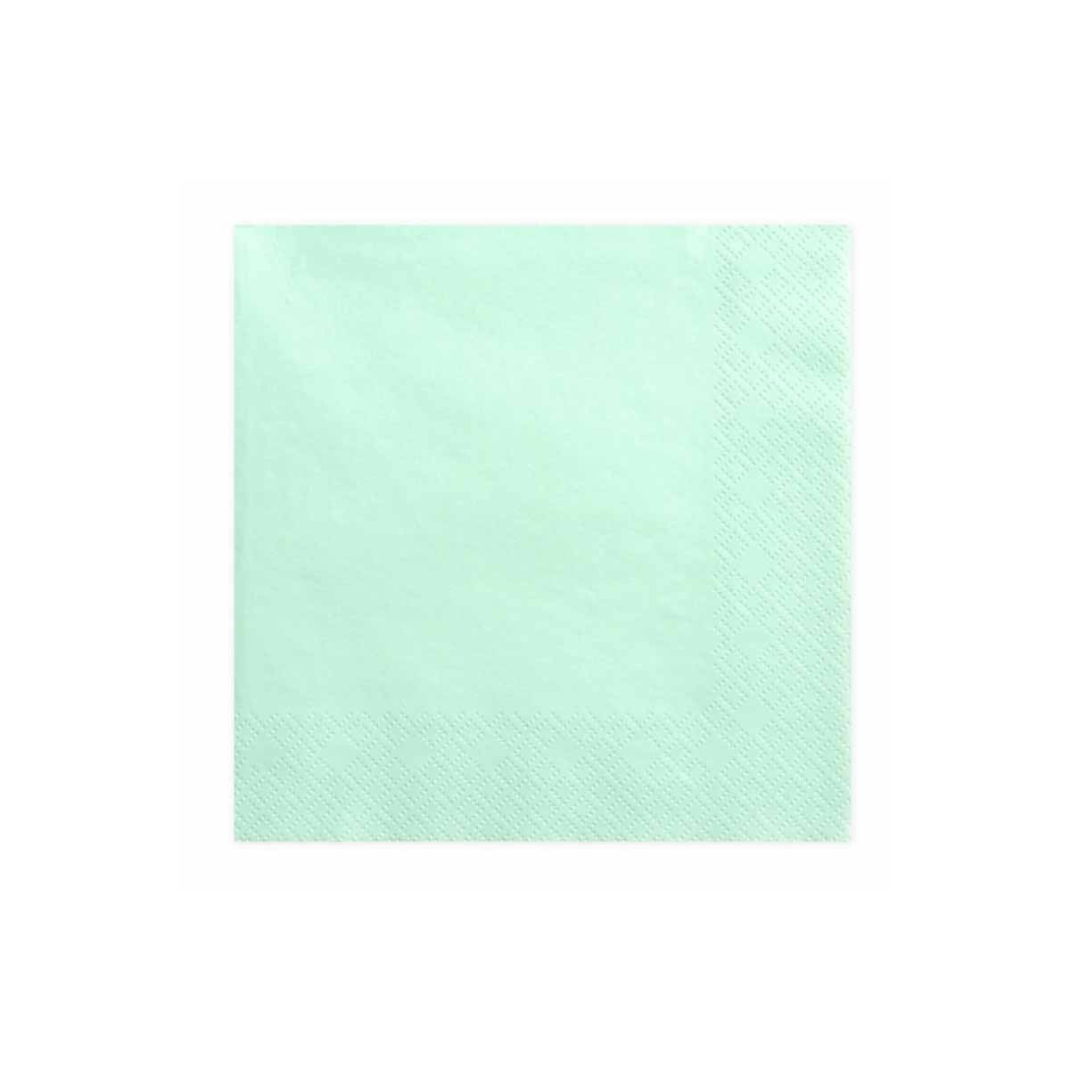 Serviette en papier Vert Menthe x20