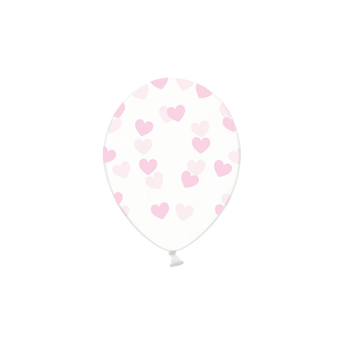 6 x Ballon de baudruche coeur Heart Rose