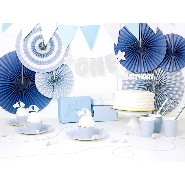 x6 Assiettes Bleu Ciel