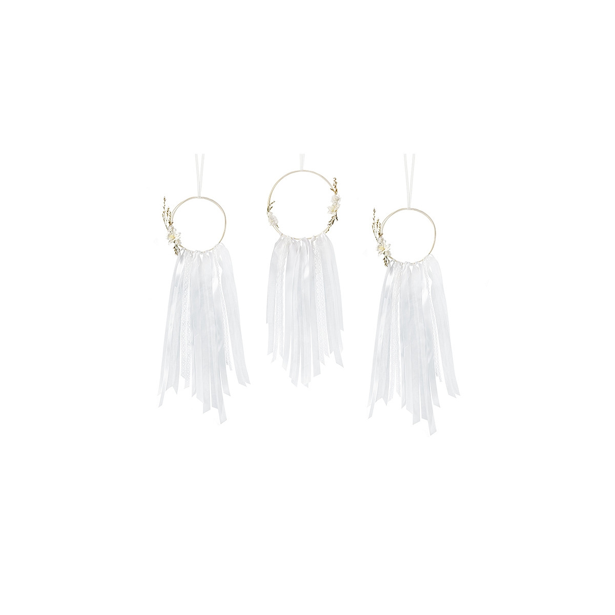 Décoration Attrape rêve blanc