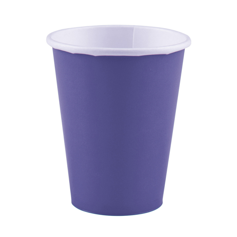 x8 Gobelets carton Violet