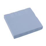 x20 Serviettes en papier Bleu Pastel