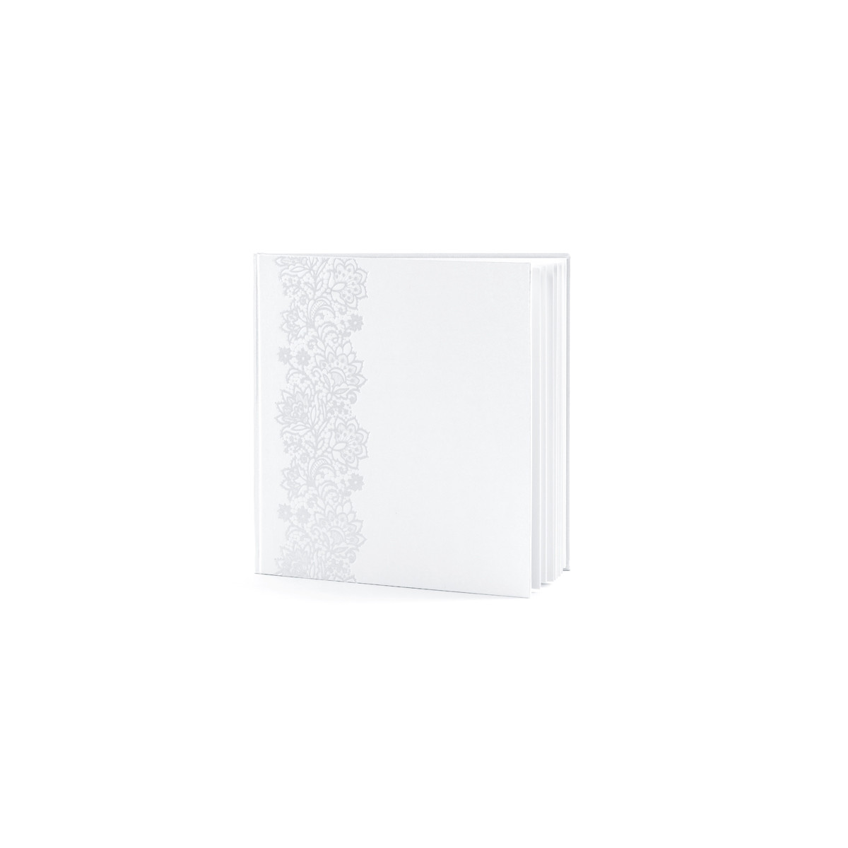 Livre d'Or Blanc et Fleurs