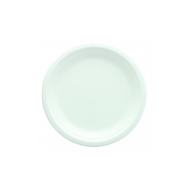 x25 Assiettes Ronde Biodégradable