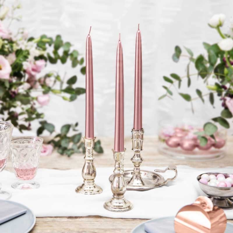 Lot De 6 Bougeoirs En Verre Transparent - Chandelier Décoratif Pour Bougies Piliers - Centre De Table élégant Noël, Mariage