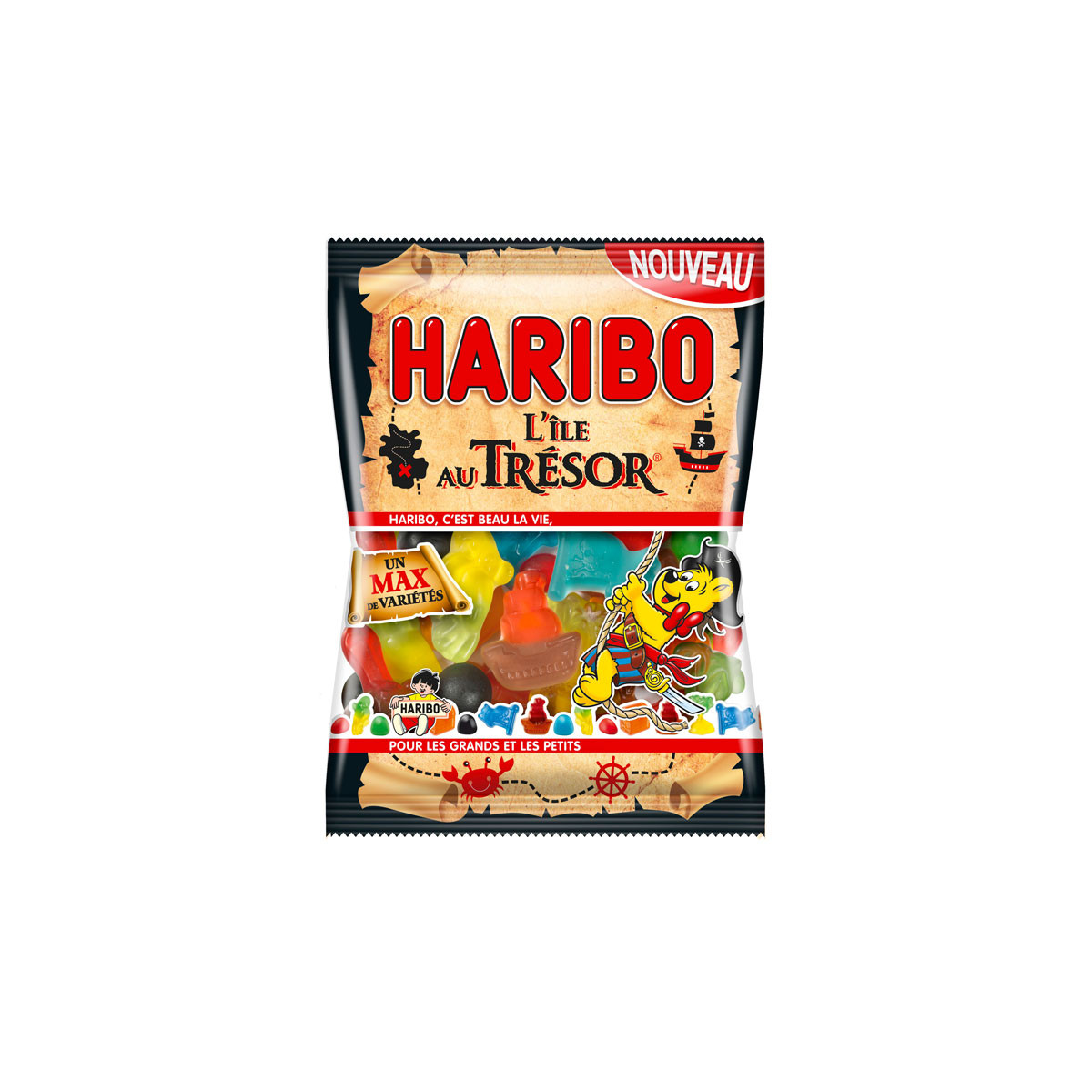 x1 Sachet Haribo L'ile au trésor