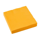 x20 Serviettes Papier Jaune Vif