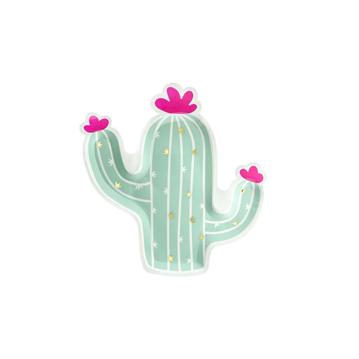 x6 Assiettes Cactus