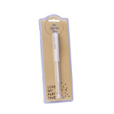 Stylo gel blanc