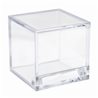 Contenant dragées cube transparent