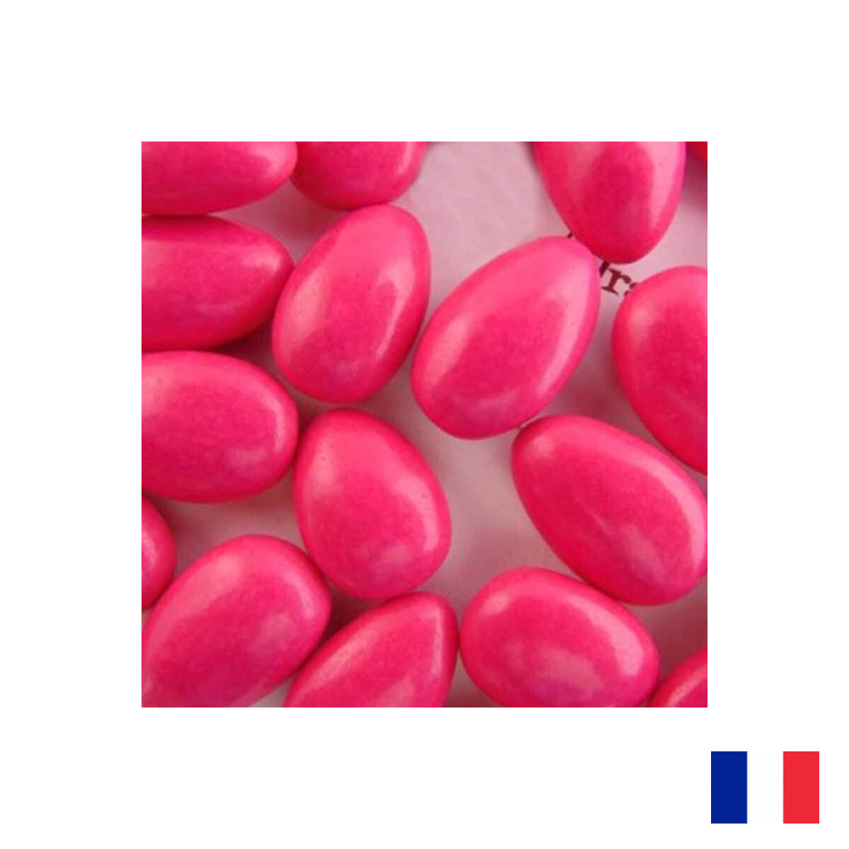 1KG DRAGEES AMANDE 40% - FUCHSIA