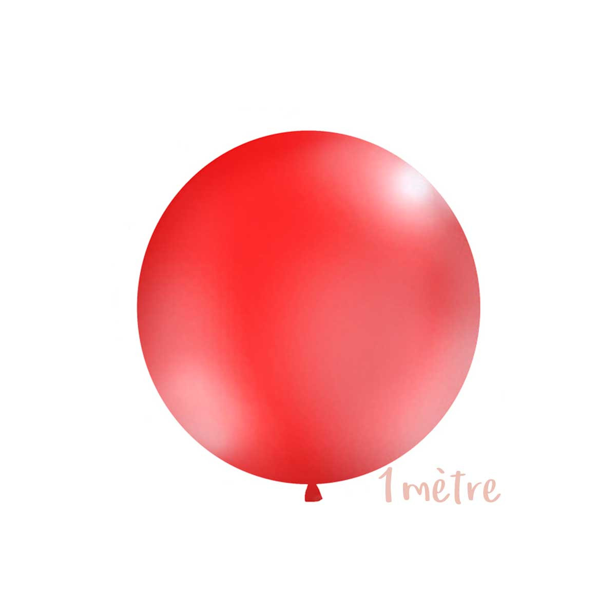 Ballon géant de Baudruche 1 mètre Rouge