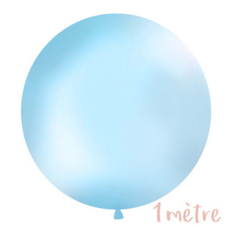 Ballon géant de Baudruche 1 mètre Bleu Ciel