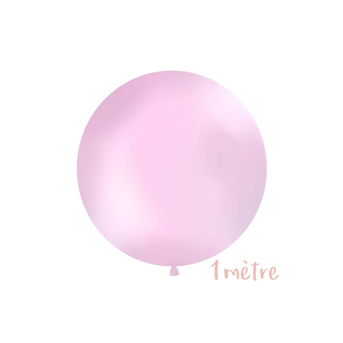 Ballon géant de Baudruche 1 mètre Rose Pastel