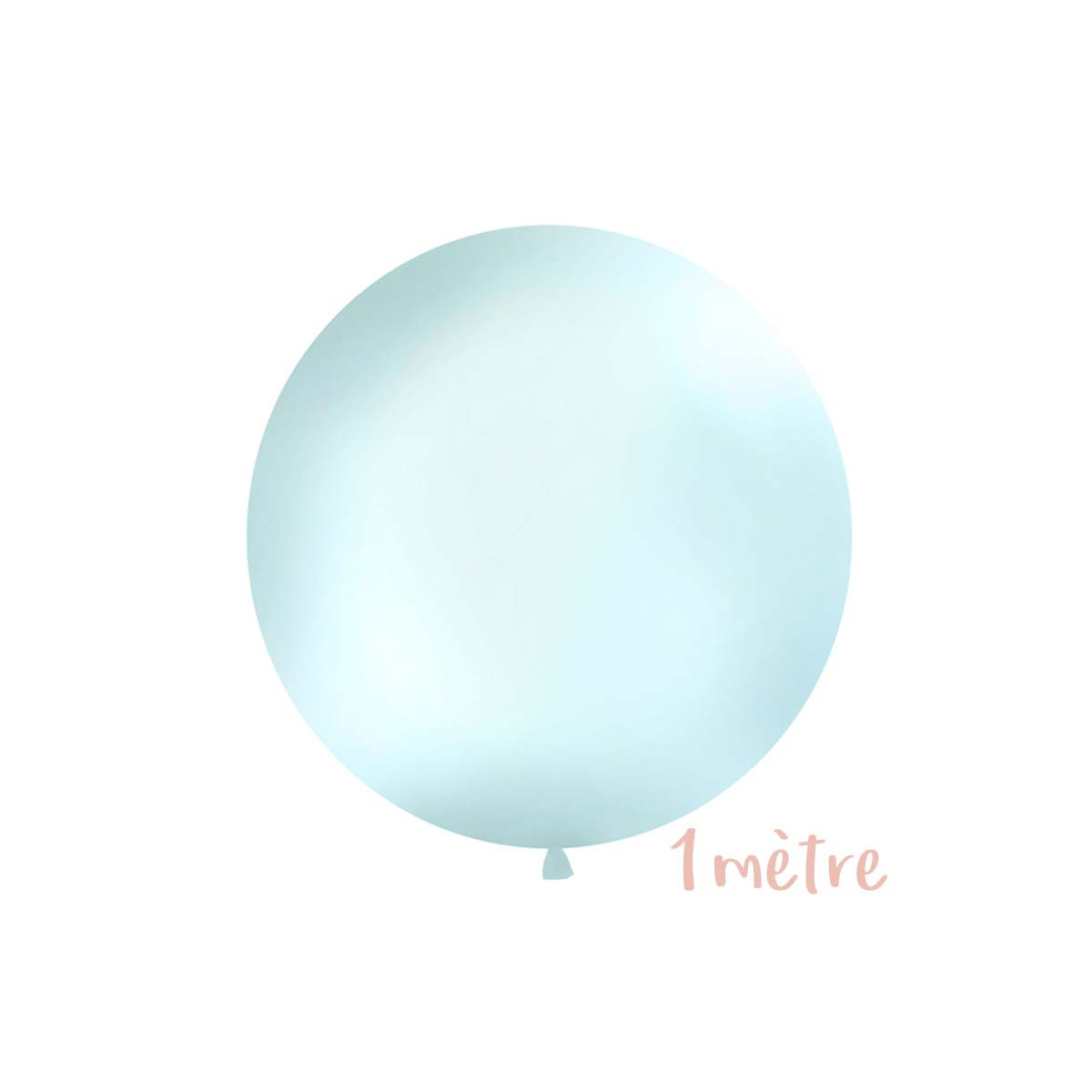 Ballon géant de Baudruche 1 mètre Bleu Pastel